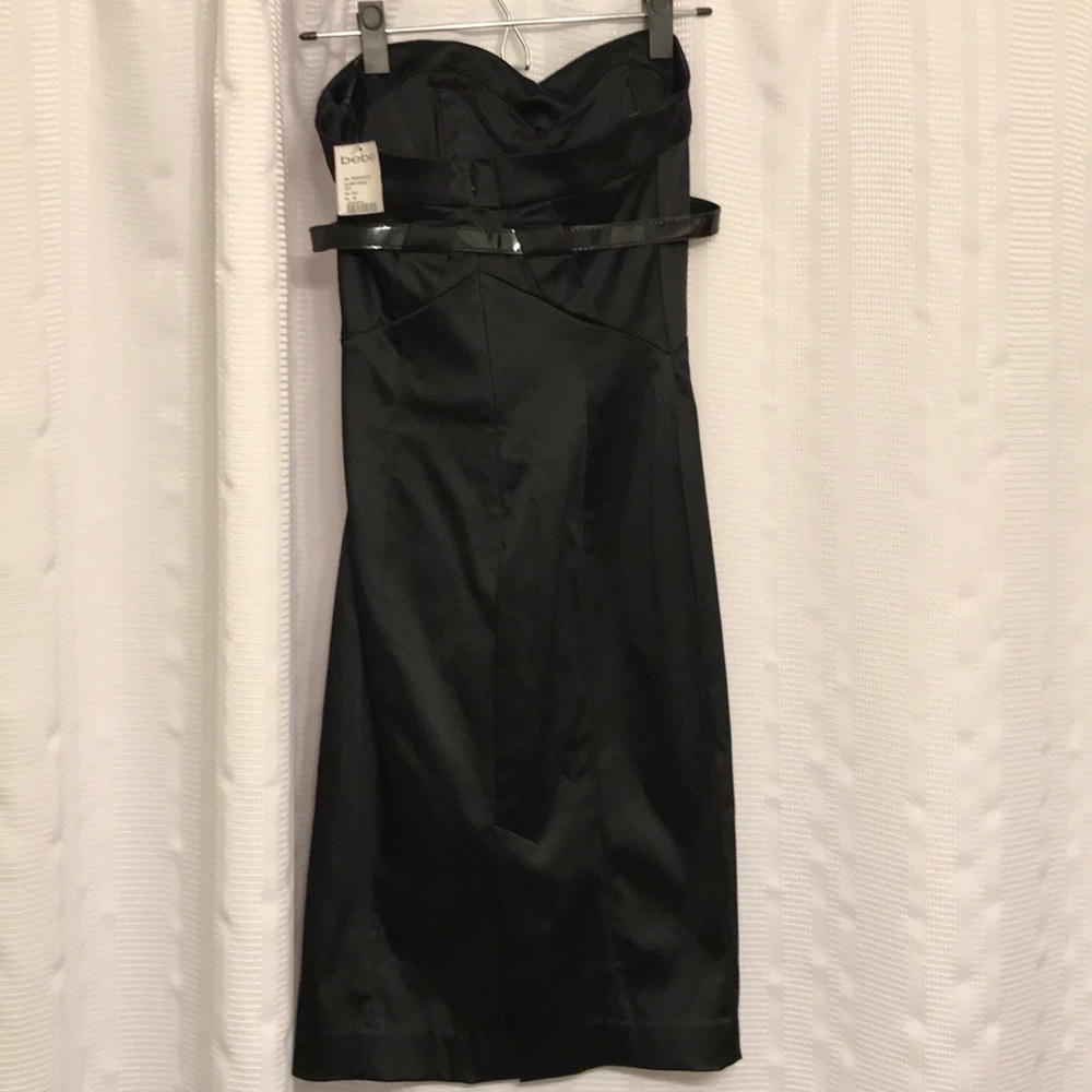Black Bebe fitted dress - Picture 2 of 3